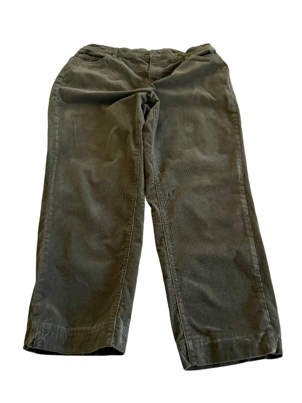 Lands' End Women's 20W Brown Corduroy Pants